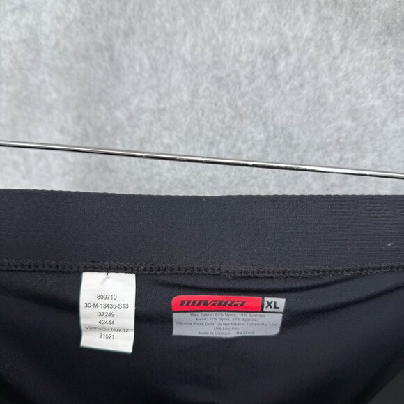 Novara Mens Biker Cycling Padded Short Size XL Black Liner Spin Outdoor Nylon - Picture 5 of 11